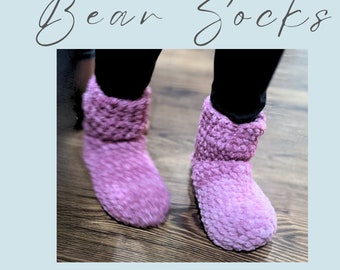 crochet sock pattern, ANY SIZE easy socks, knit socks, crochet socks, sock pattern, simple socks, crochet pattern,