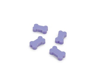 Dog Bone Acrylic Cabochons, Glitter Cabochons, Laser Cut Acrylic Shape, Acrylic Earring Supplies, Mini Acrylic Cabochon, GT-03-0023