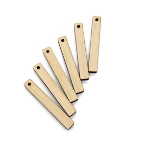 Minimalist Bar Jewelry Charm Blanks for Making Earrings or Necklaces, GT-01-0155