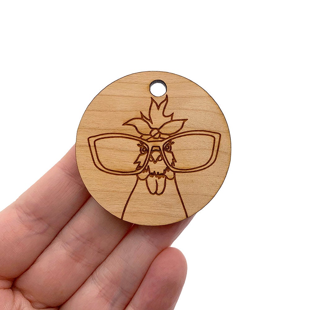 Wooden Charms Large Charms Keychain Charms Necklace Charms Etsy