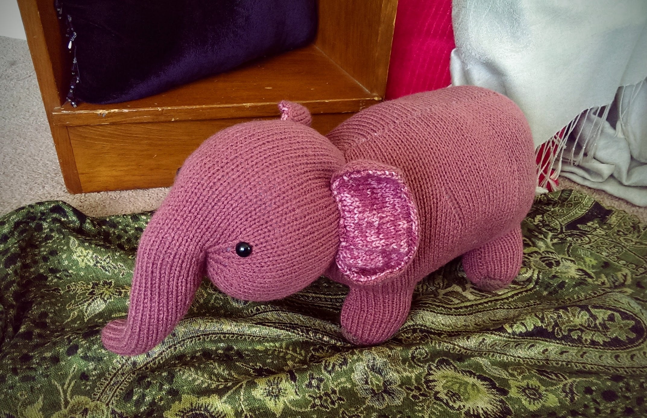 Big Pink Elephant Etsy