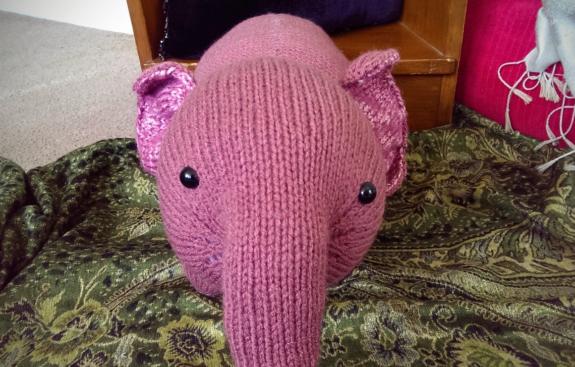 Big Pink Elephant Etsy