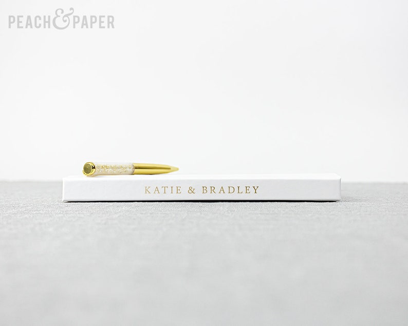 White Guest Book, Wedding Guest Book Wedding Guestbook Ideas, Gold Foil White Wedding Album Custom Sign In Book, Floral Monogram Book image 3