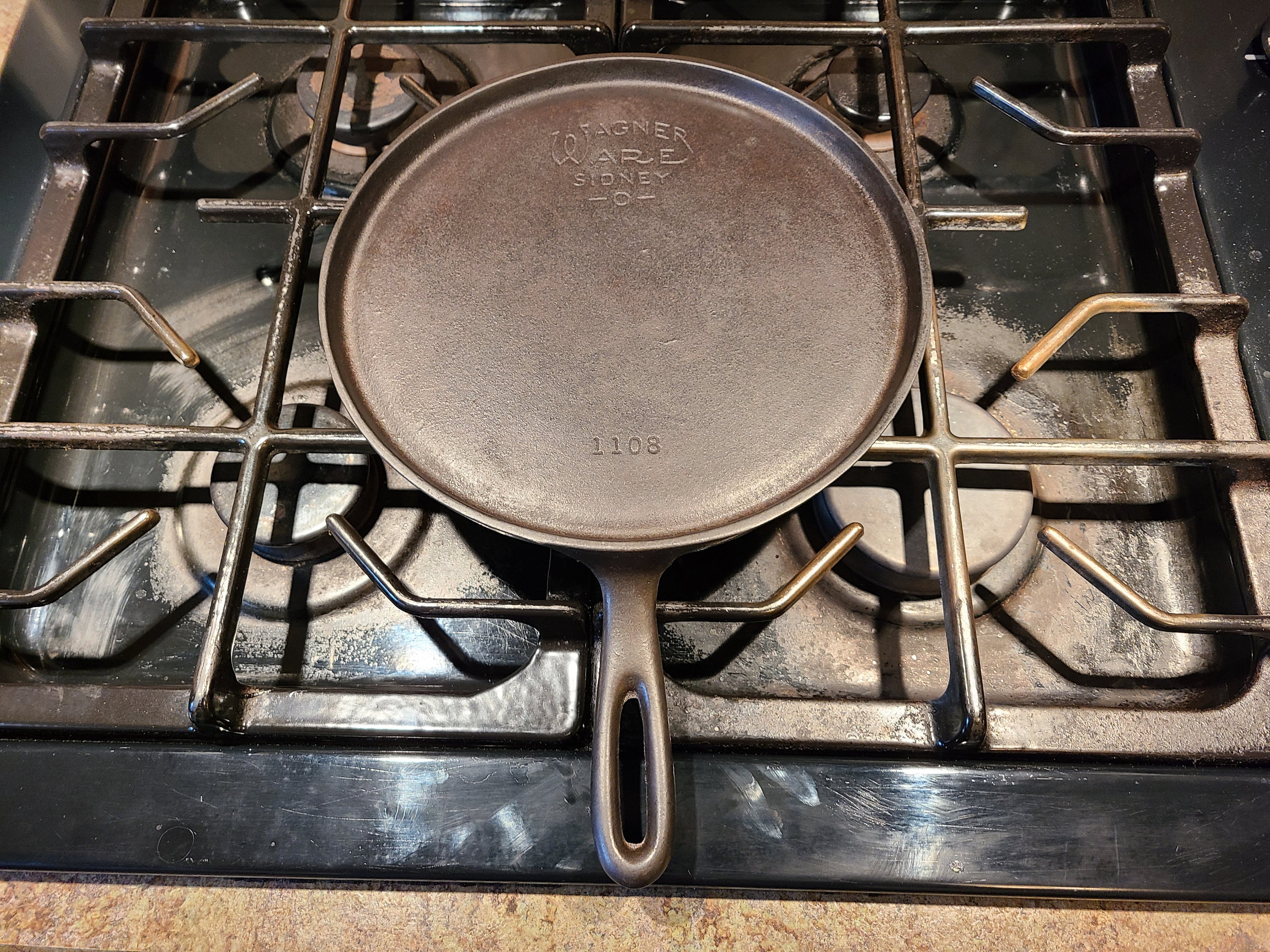 Vintage Wagner Ware Cast Iron 10 Pancake Breakfast Griddle Pan