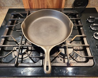 Vintage #8 Wagner Ware Sidney -O- Cast Iron Skillet 1058I Large 10 Frying  Pan