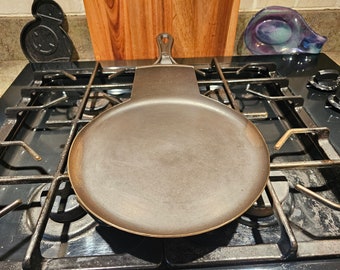 Antique Homemade Cast Iron Griddle from #10 Gatemark Skillet