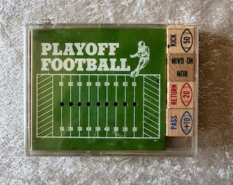 Vintage Playoff Football Dice Game