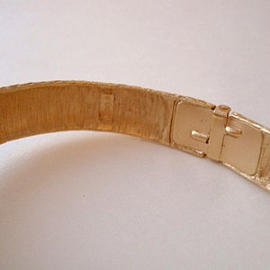 Vintage Gold Avon Buckle Bracelet image 4