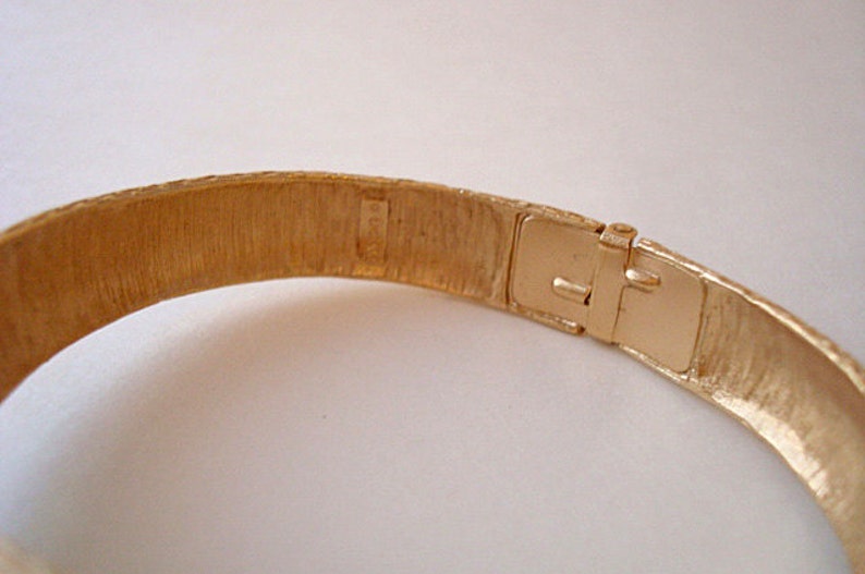 Vintage Gold Avon Buckle Bracelet image 4