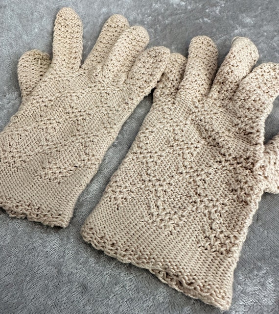 Cream Children's Gloves Cream Children's Gloves