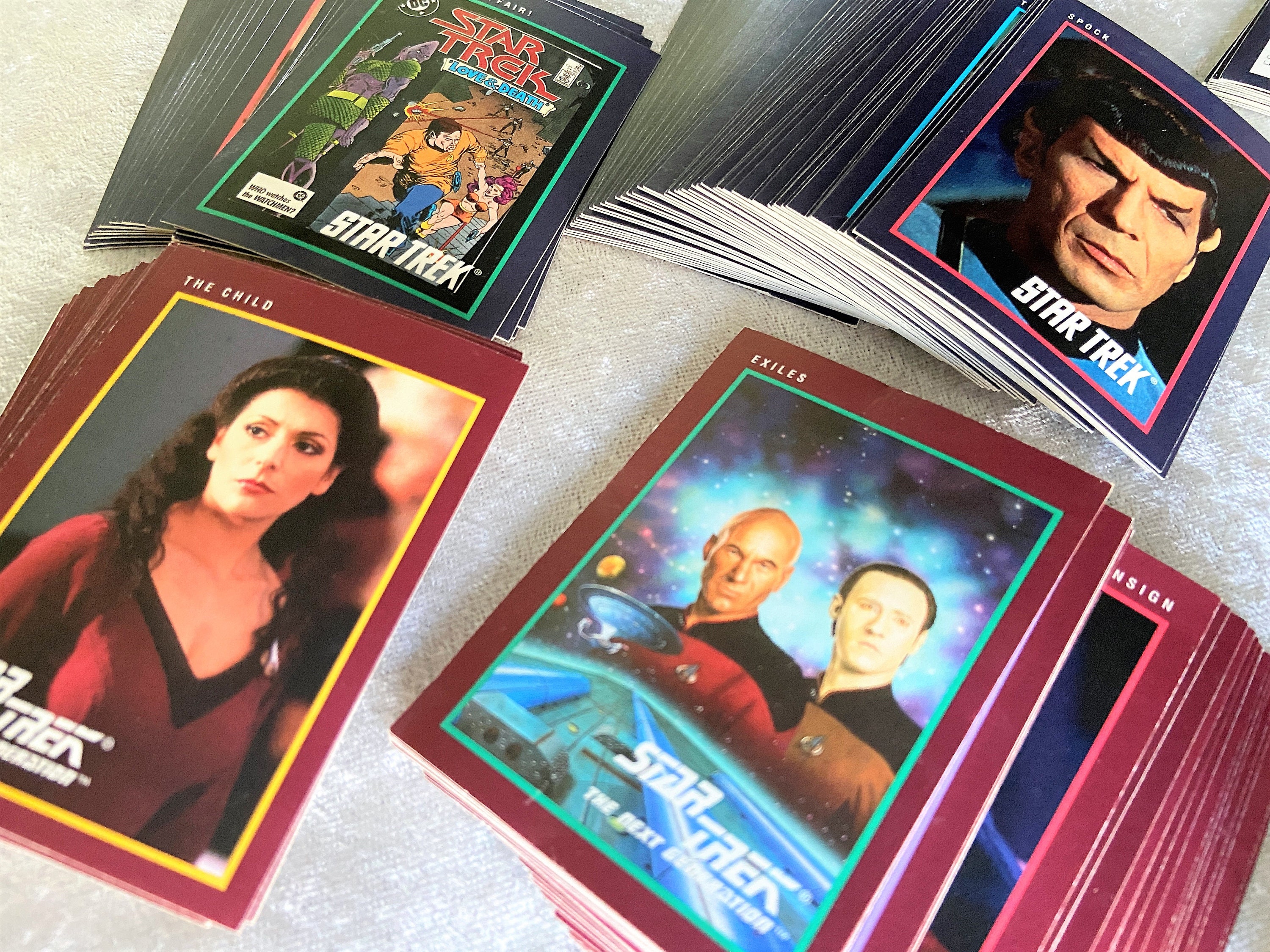 Vintage 1991 Star Trek Trading Cards 25th Anniversary Series - Etsy