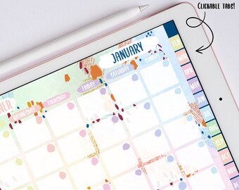 Undated Planner pages - Monthly Weekly To Do list - Life / Student Planner - Print at Home or use digitally