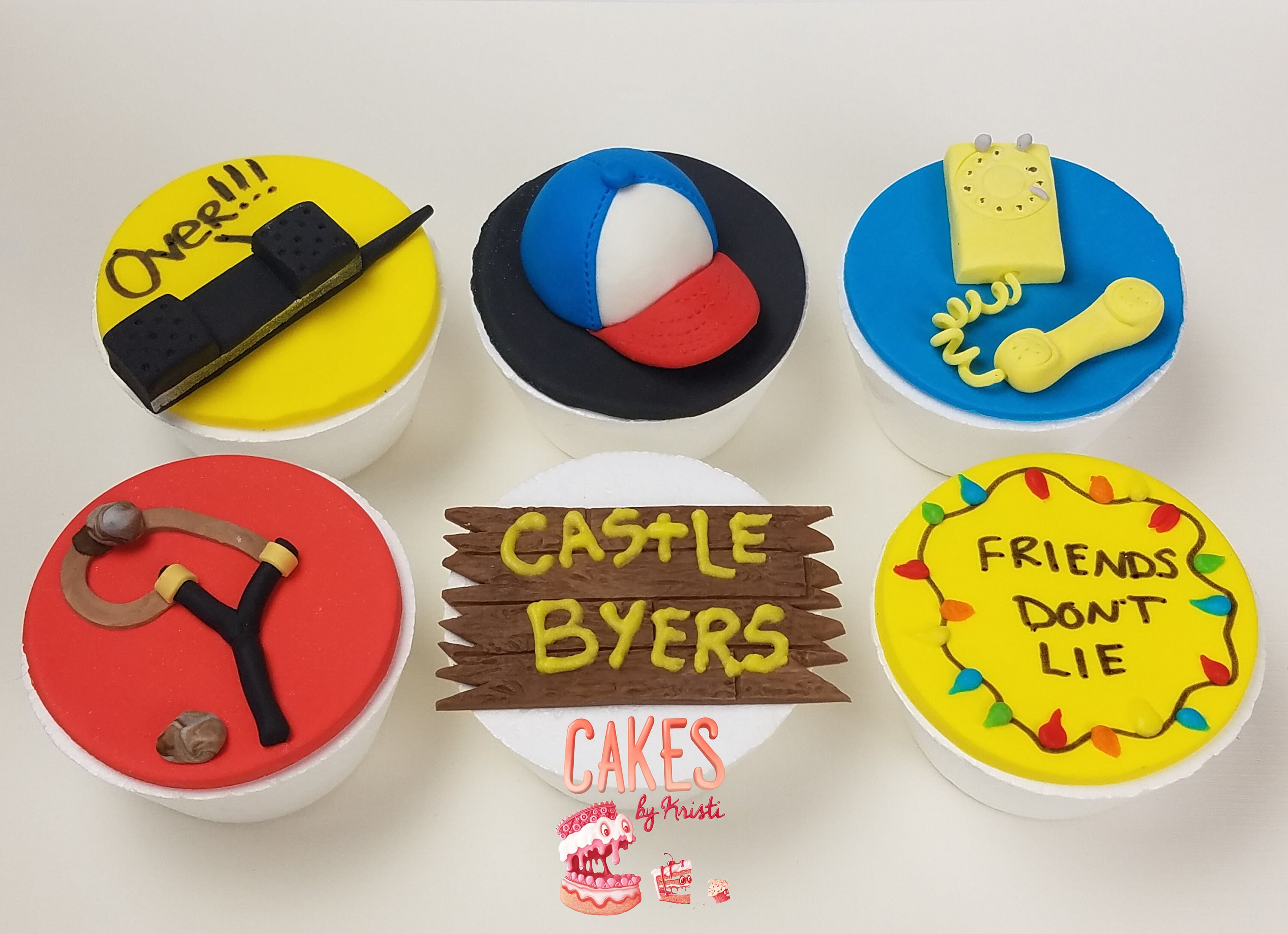 Stranger Things Inspired Cupcake Toppers Full Set MADE TO Etsy