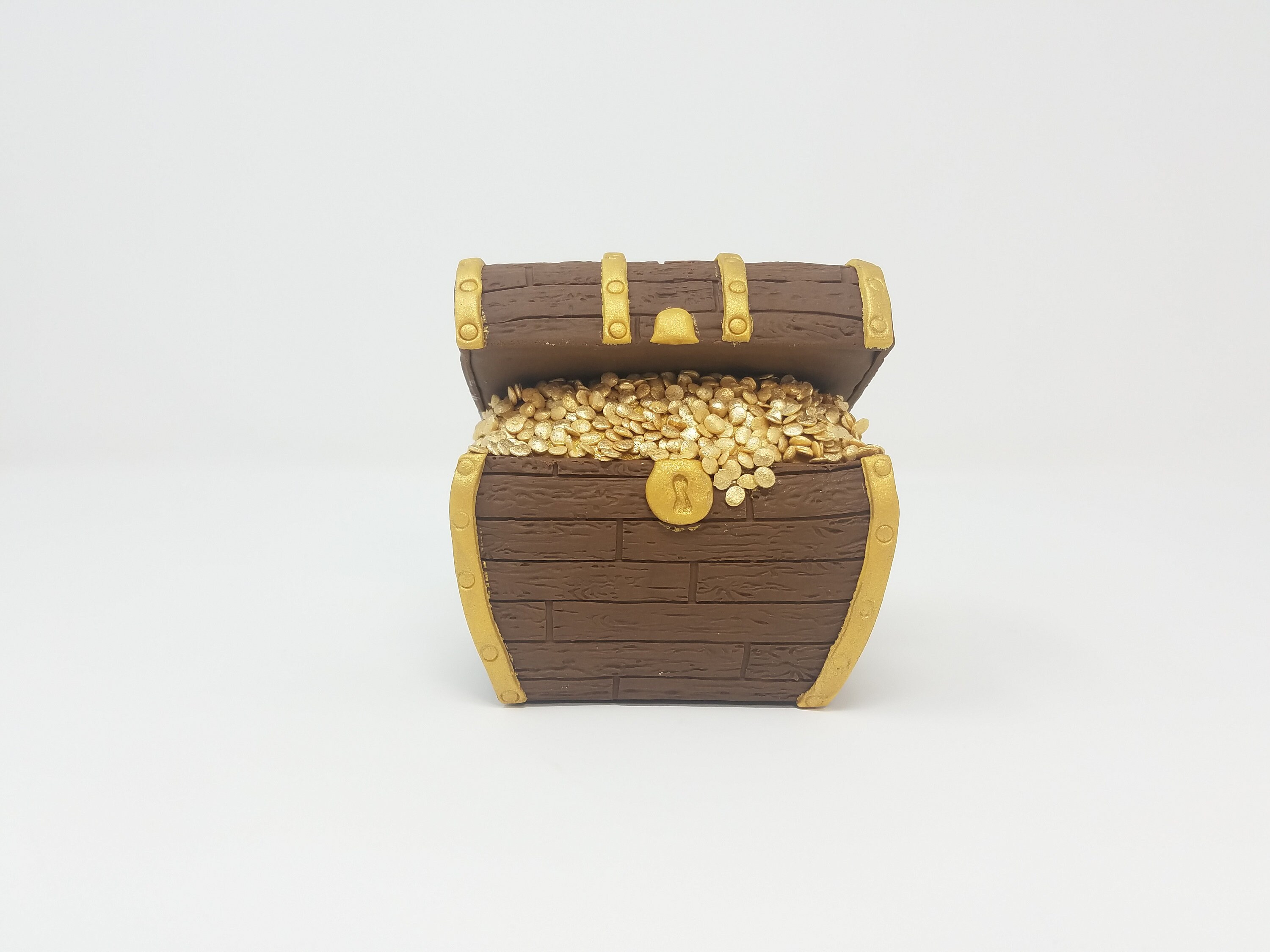Fondant Treasure Chest Cake Topper MADE TO ORDER Etsy