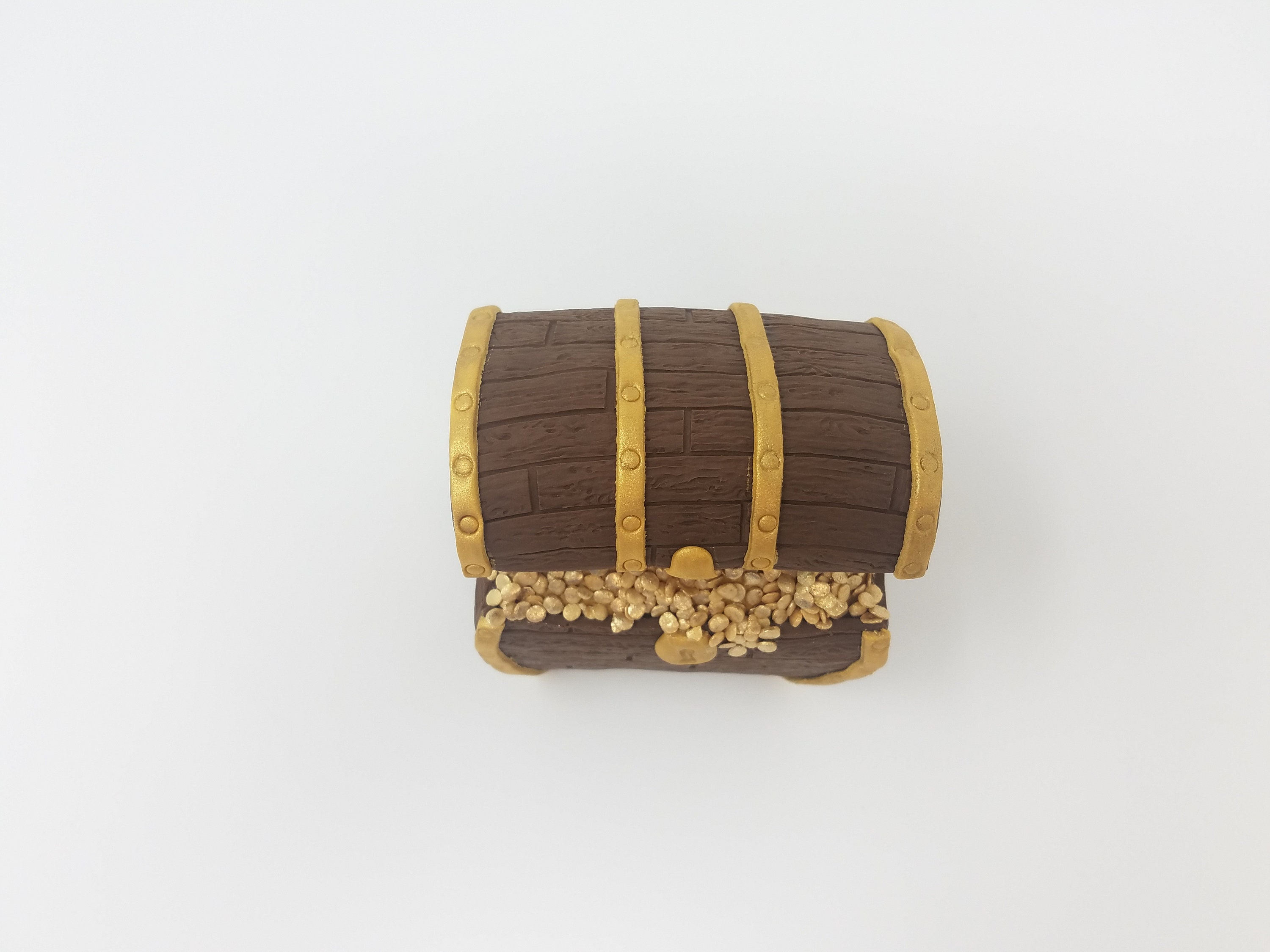 Fondant Treasure Chest Cake Topper MADE TO ORDER Etsy