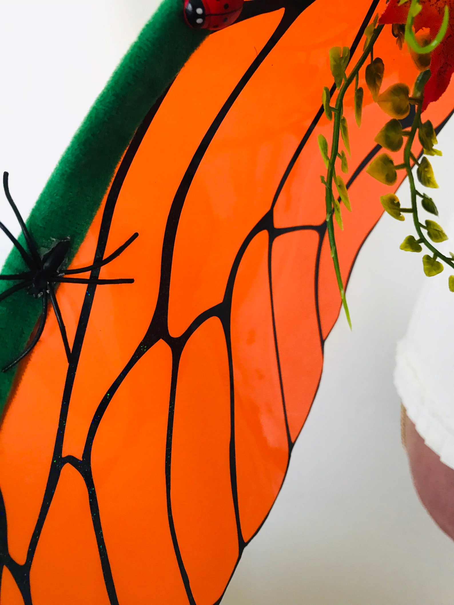 HALLOWEEN FAIRY WINGS Orange Fairy Wings Faerie Wings Adult Etsy