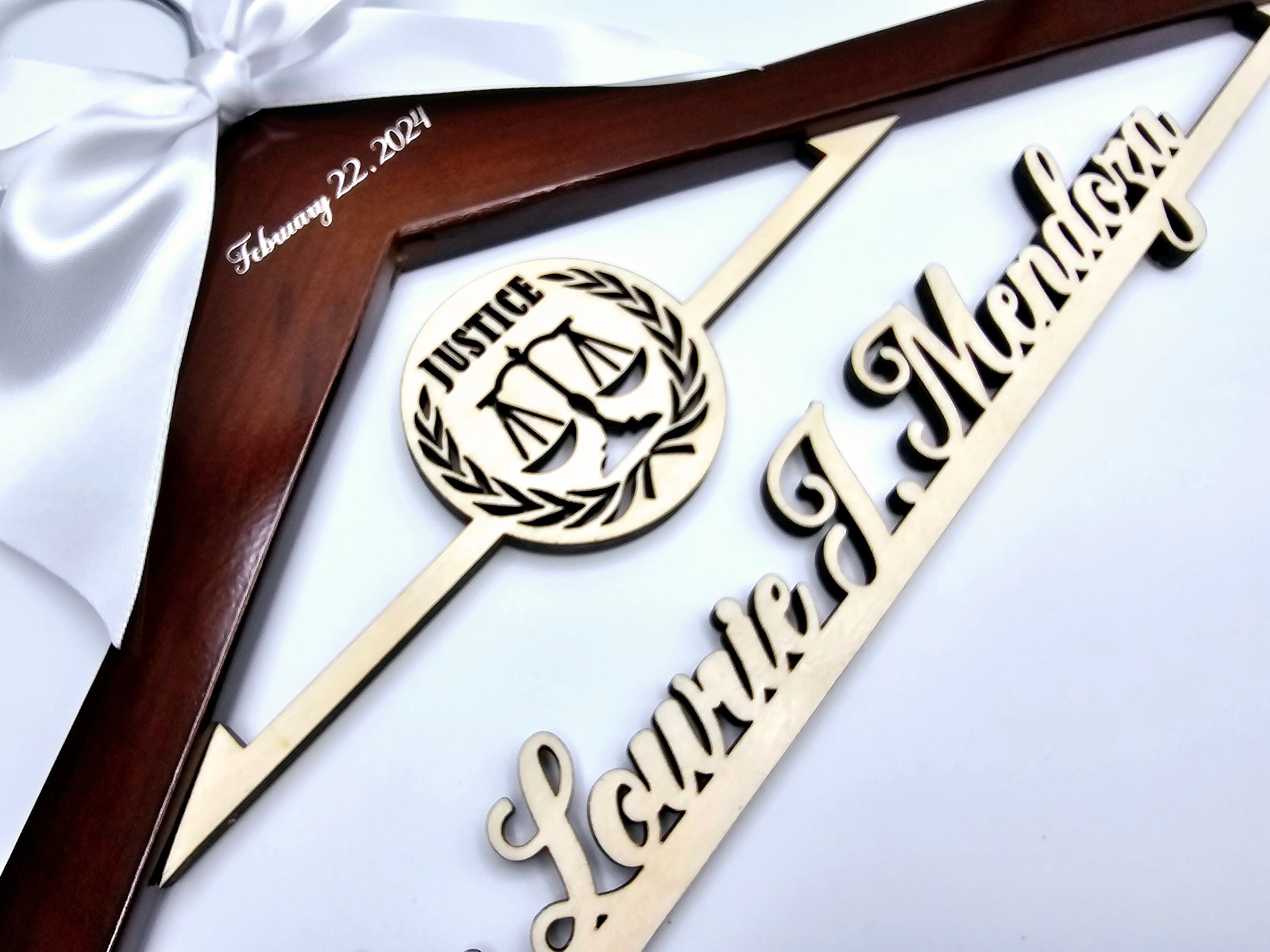 Personalized Gift for Judge, Gift for Lawyers, Investiture Ceremony Gift , Personalized Hanger for Judge, Personalized Hanger for Lawyers