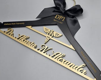 Personalized Doctor Coat Hanger, Medical Graduate Gift