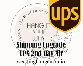 Shipping Upgrade to UPS/ Fed Ex  2nd Day Air