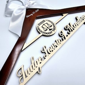 Personalized Gift for Judge, Gift for Lawyers, Investiture Ceremony Gift , Personalized Hanger for Judge, Personalized Hanger for Lawyers