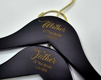 Personalized Bridesmaid Hangers - Wedding Hanger - Wooden Engraved Hanger - Bridal Dress Hanger - Wedding Name Hangers