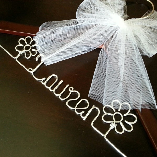 Flower Girl Hanger / Girls's hanger / Wedding Hanger / Personalized gift