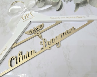 Custom Personalized Dr Hanger , Personalized Doctor hanger , Gift for Doctor ,Medical Gift