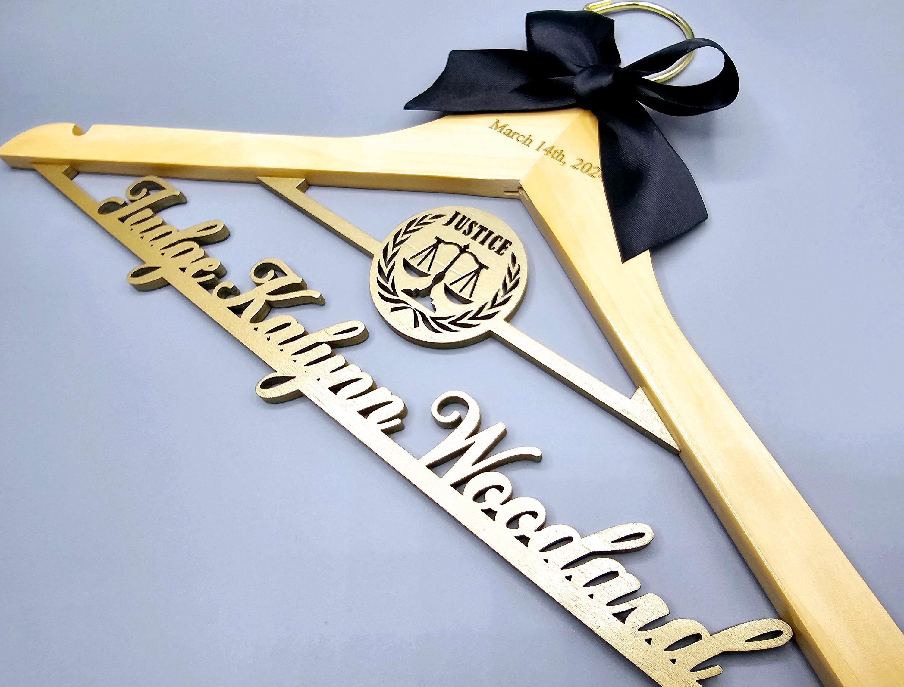 Personalized Gift for Judge, Gift for Lawyers, Investiture Ceremony Gift , Personalized Hanger for Judge, Personalized Hanger for Lawyers