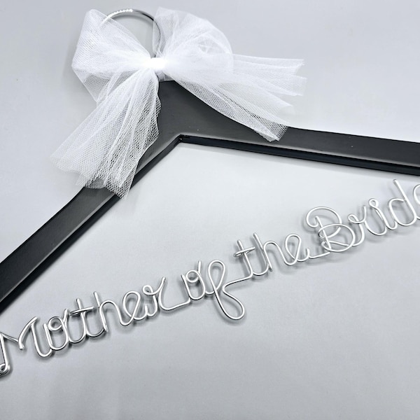 Personalized Mother of the Bride/Groom Hanger, Sentimental Wedding Gift