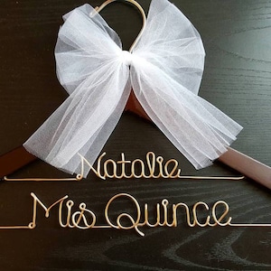 Mis Quince Hanger, Name Hanger, Mis quince Hanger, Personalized Hanger, 16th birthday gift, Party gift