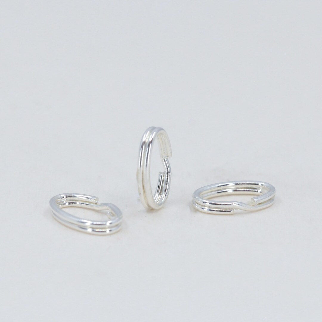 20pcs 6mm 14k gold filled round SPLIT JUMP RING yellow charm connector 1/20 R16g