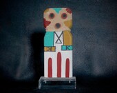 Vintage Hopi Massau Kachina Cradle Doll