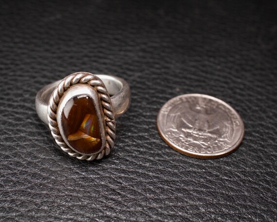 Vintage Native American Style Sterling Silver Fir… - image 10