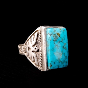 Bell Trading Post Thunderbird Ring - Etsy