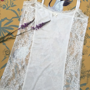 Camisole off-white lace - off-white strappy tank top