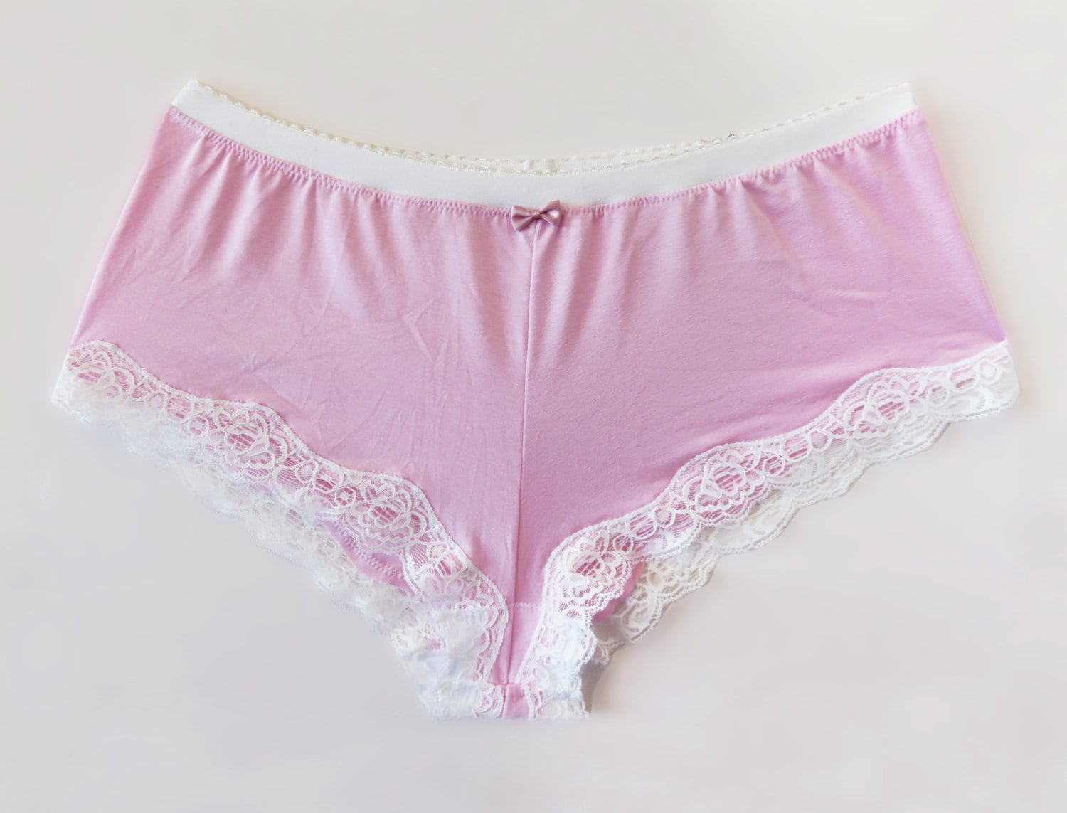Pink Panties Shorty French Panties Pink Shorty Cotton Etsy