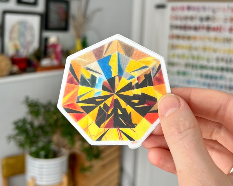 Birthstone Gem Art Sticker Set | Crystal Gift | Sparkly Stickers - Etsy