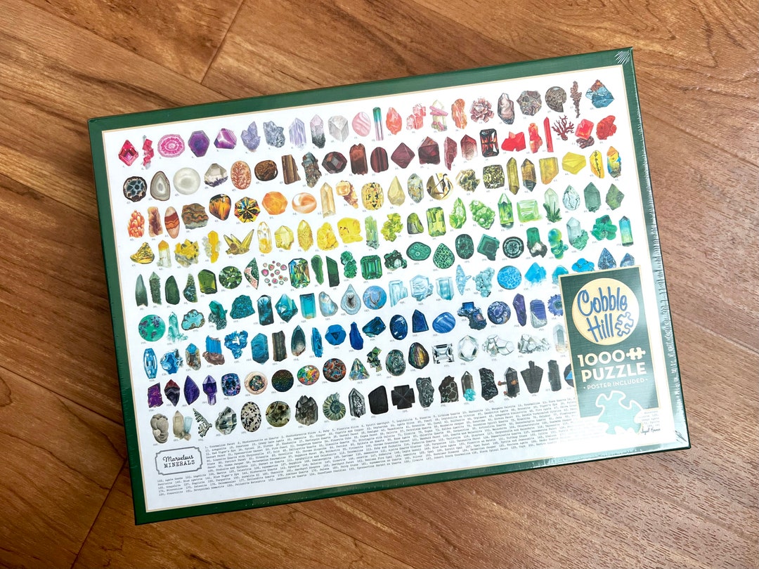 Crystal and Mineral Jigsaw Puzzle for Adults 1000 Piece Marvelous