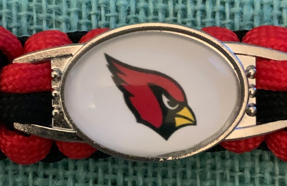 Arizona Cardinals Woven Paracord Braided Bracelet