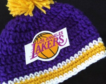 Laker Beanie Hat - Etsy