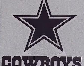 Dallas Cowboys STAR taille 4 in brodé Iron On Patch. environ 10.16 cm Dallas Cowboys STAR taille 4 in brodé Iron On Patch. environ 10.16 cm