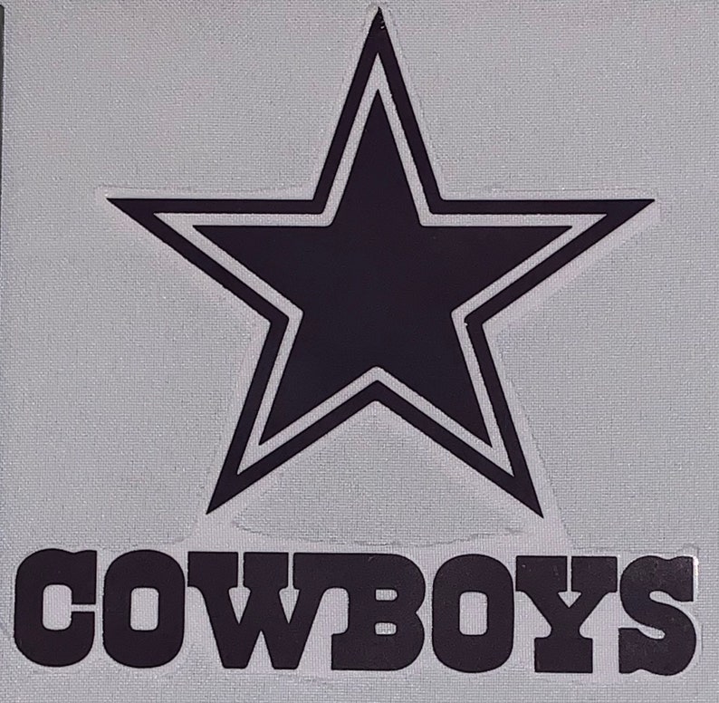 Dallas Cowboys NFL Football Vinyl Iron on Transfer | Etsy
