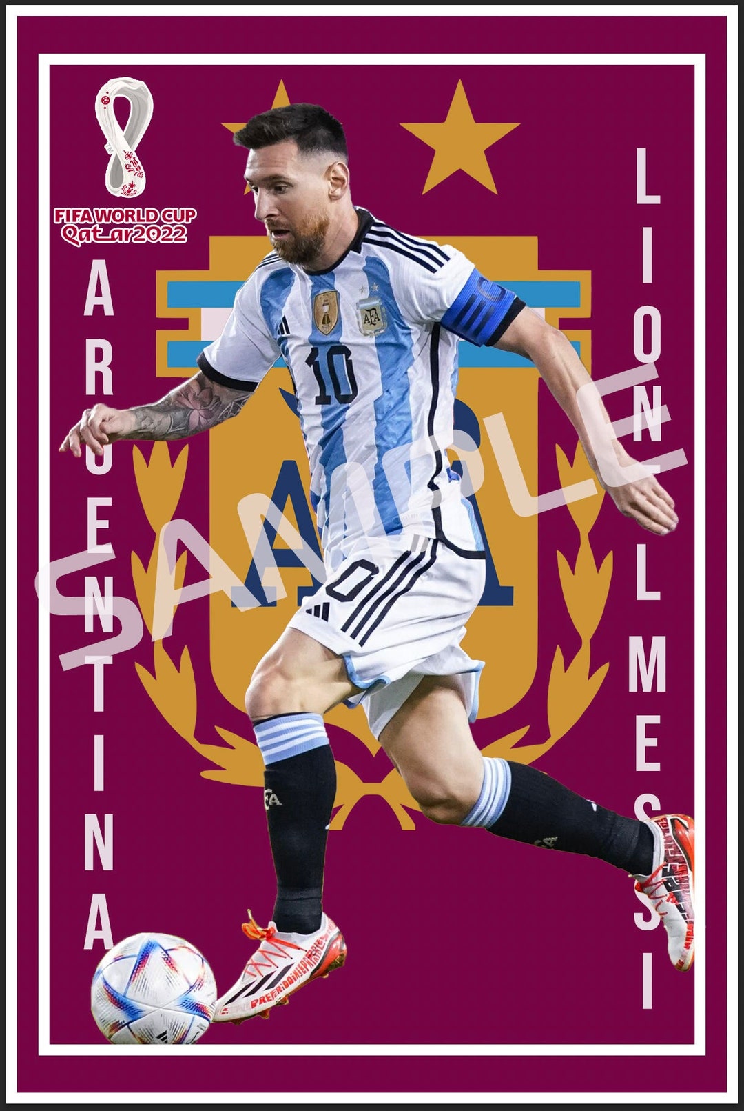 .com: 2022 FIFA World Cup Qatar Lionel Messi Poster Classic Black And  White Room Aesthetic Canvas Art Poster And Wall Art Picture Print Modern  Family Bedroom Decor Posters. Unframe-style, 20x30inch(50x75cm): Posters 