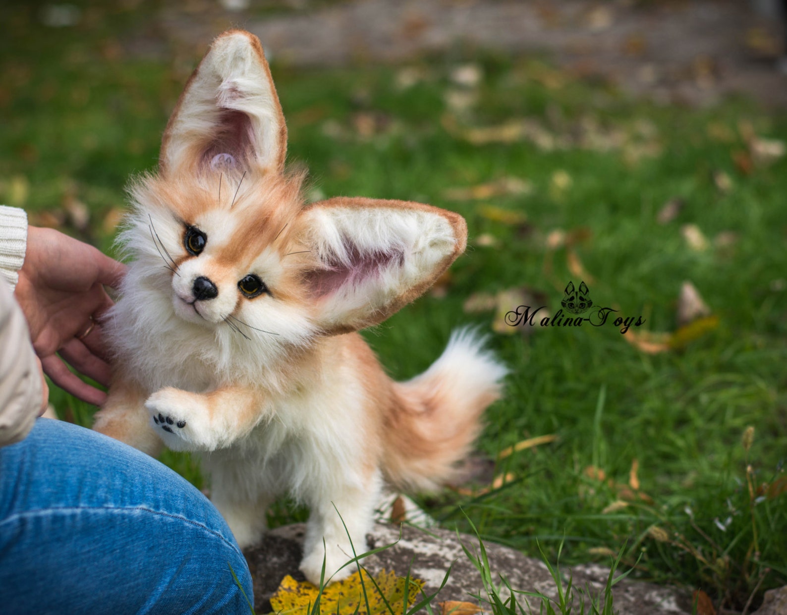 CUSTOM ORDERHandmade Poseable toy Fennec Fox.Fox plush Etsy