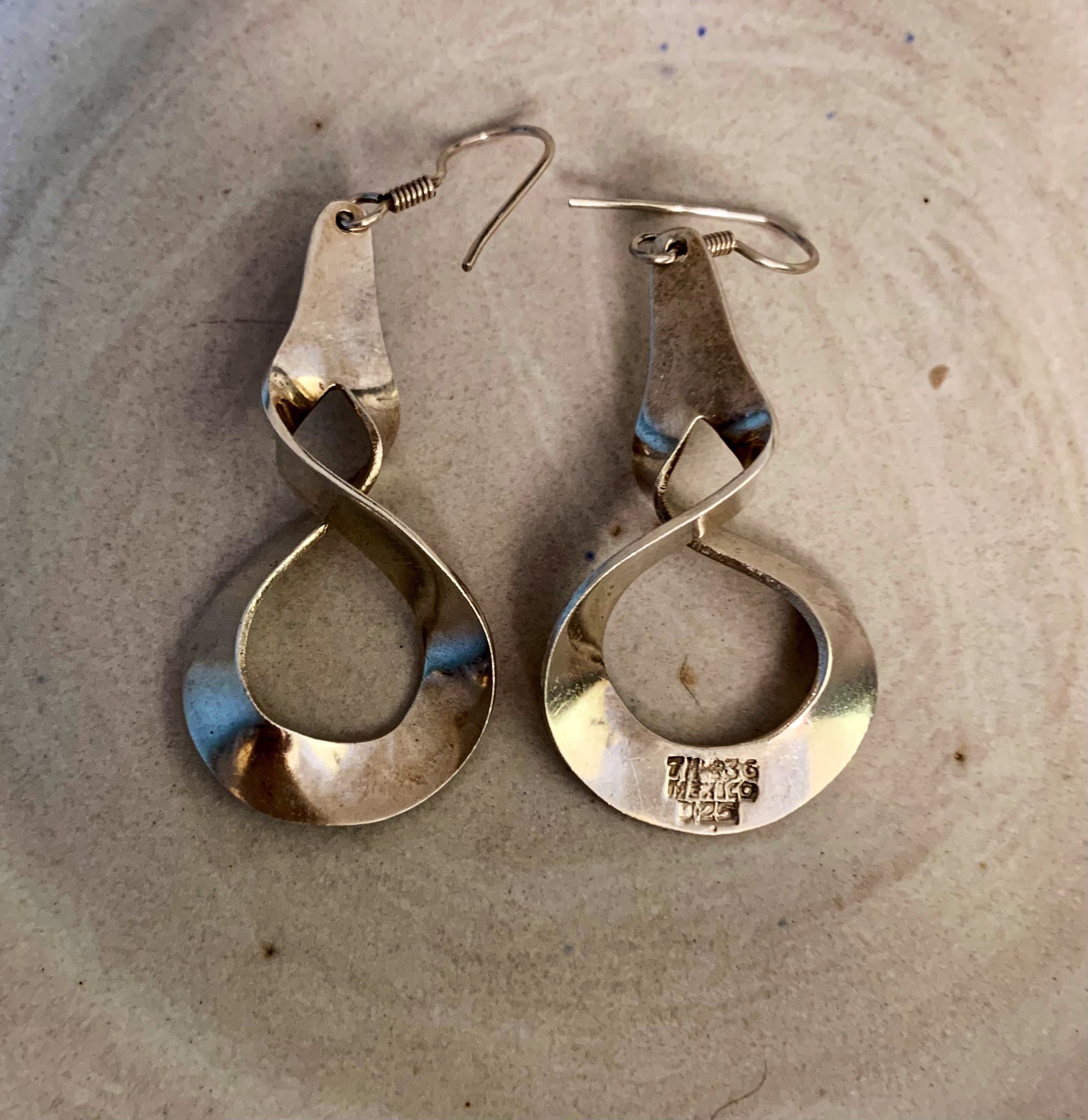 Grandes Vintage TAXCO plata esterlina mexican