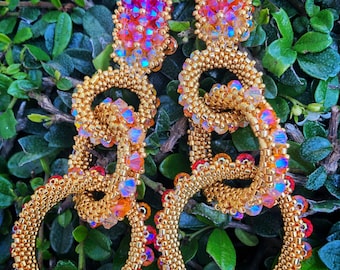 Margarita Earrings English and Spanish