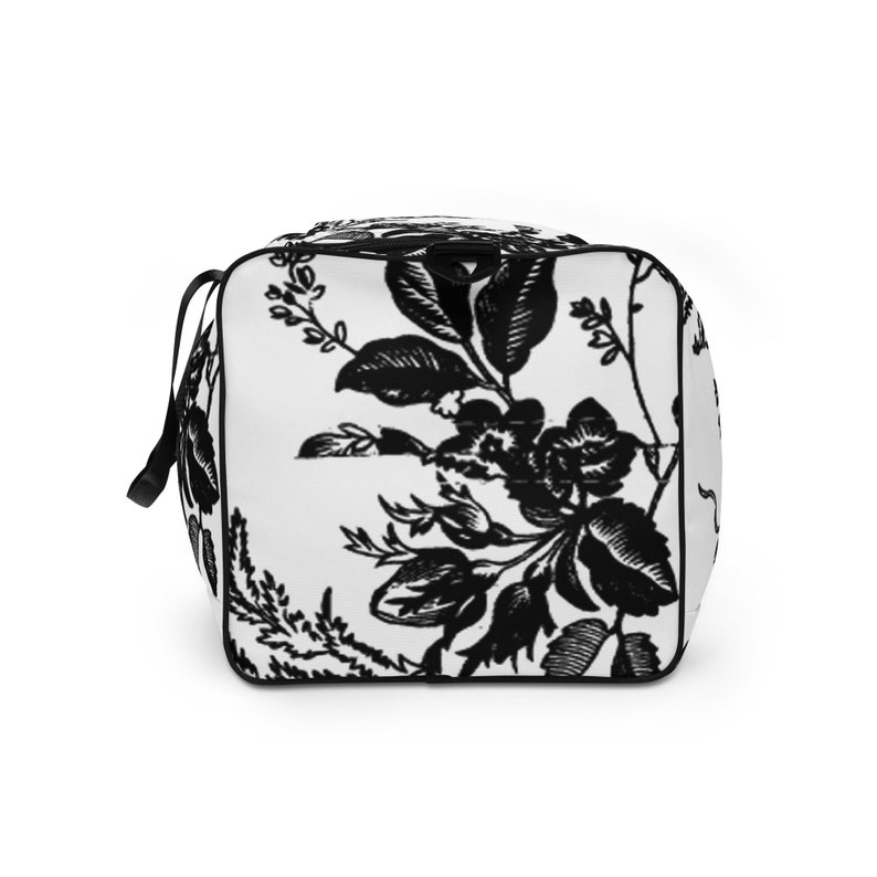 Floral Stripe Duffel Bag