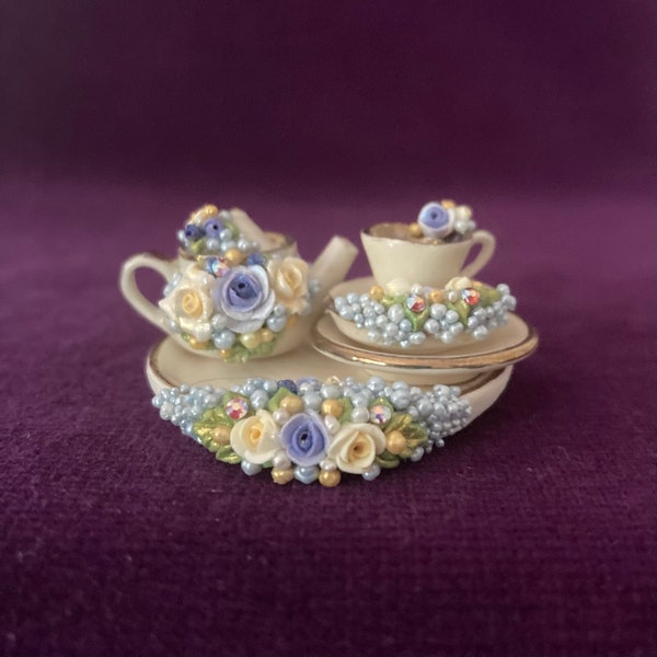 Miniature Tea Set Etsy