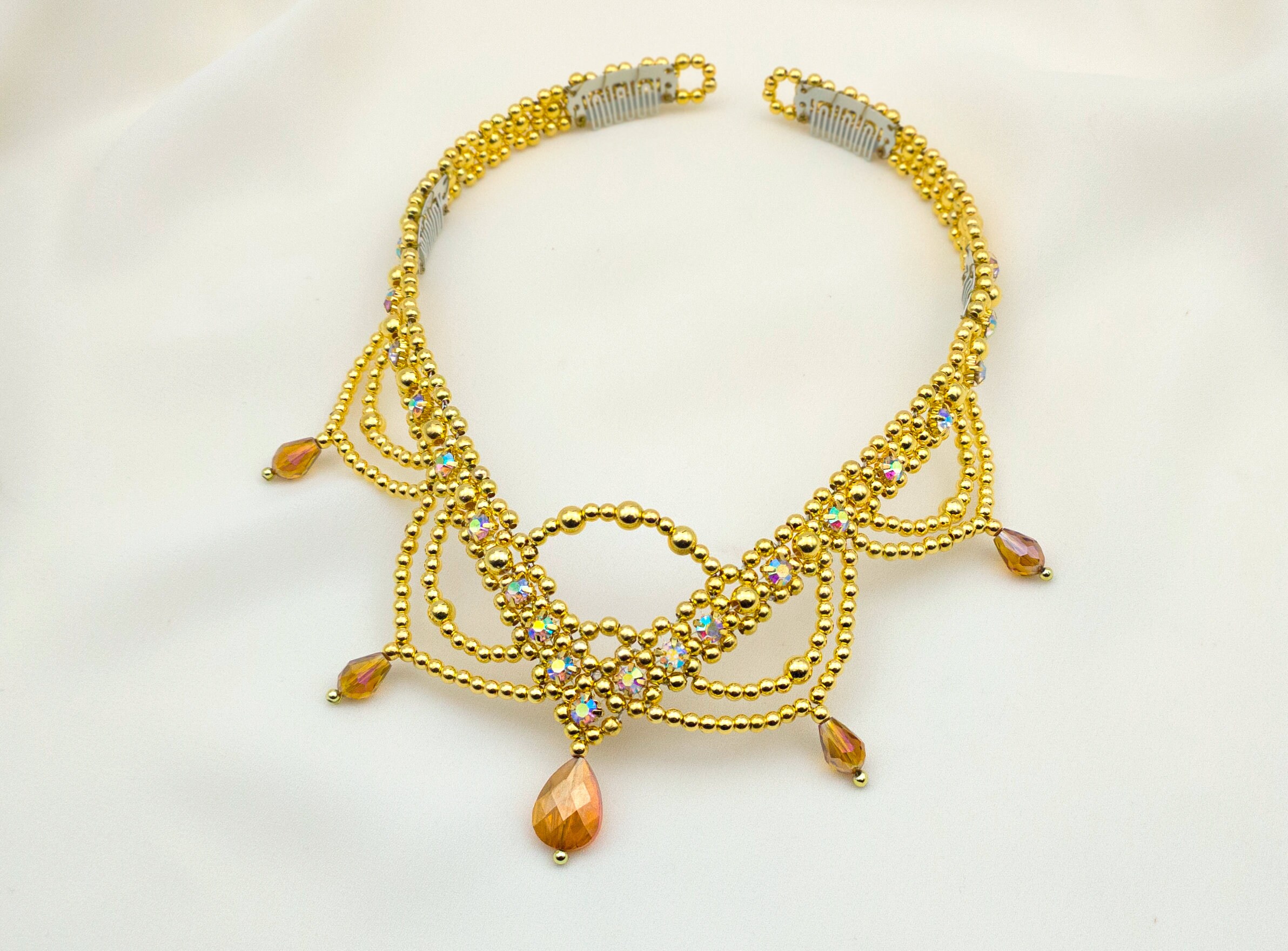 アラベスクモティーフのバレエテティアラ（No195） fit=scale-down,w=1200