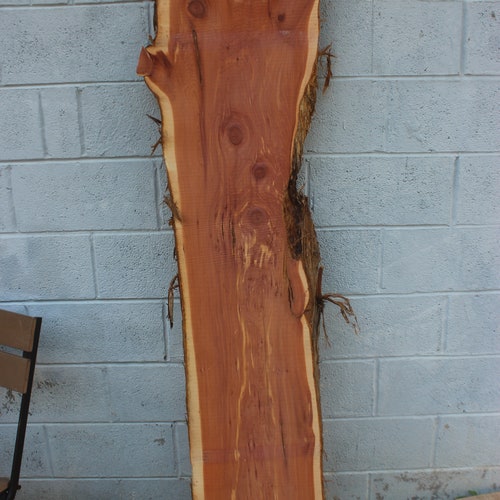 Six Red Cedar Live Edge Slabs Six 48 Inches Etsy